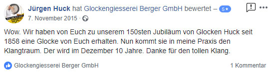 Feedback Jürgen Huck